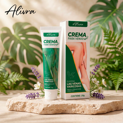 Alivra Adiós Varices, rápido y natural - Pomada Herbal