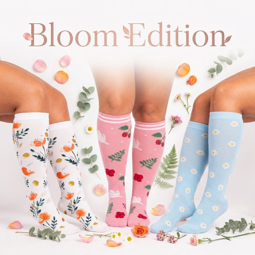Alivra™ Calcetas de Compresión - Bloom Edition