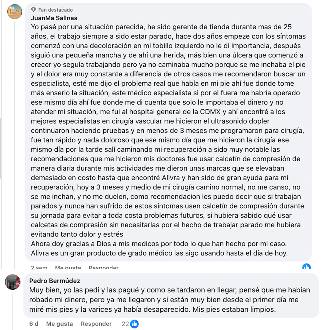 Alivra™ Calcetas de Compresión para Descansar tus Piernas