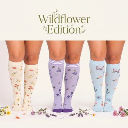 Alivra™ Calcetas de Compresión - Wildflower Edition