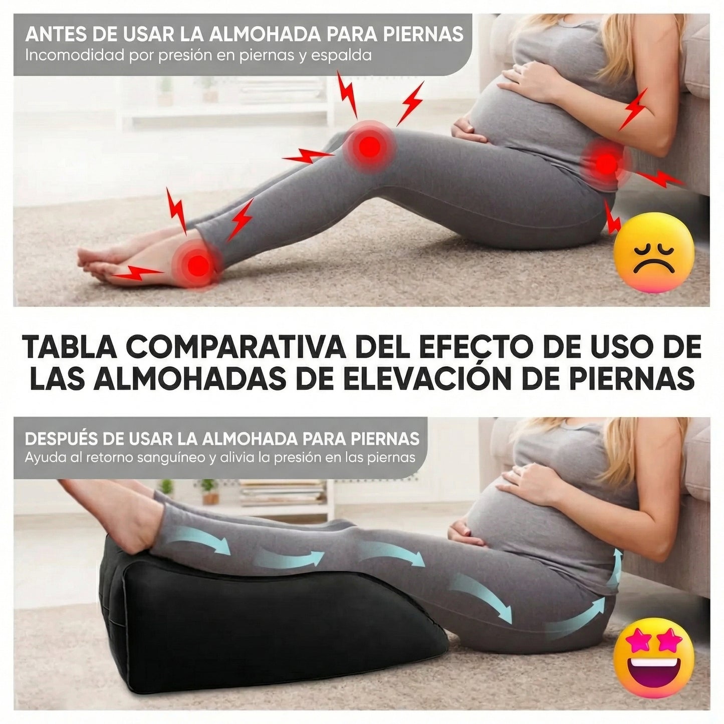 Alivra - Cojín Elevador de Recuperación Nocturna