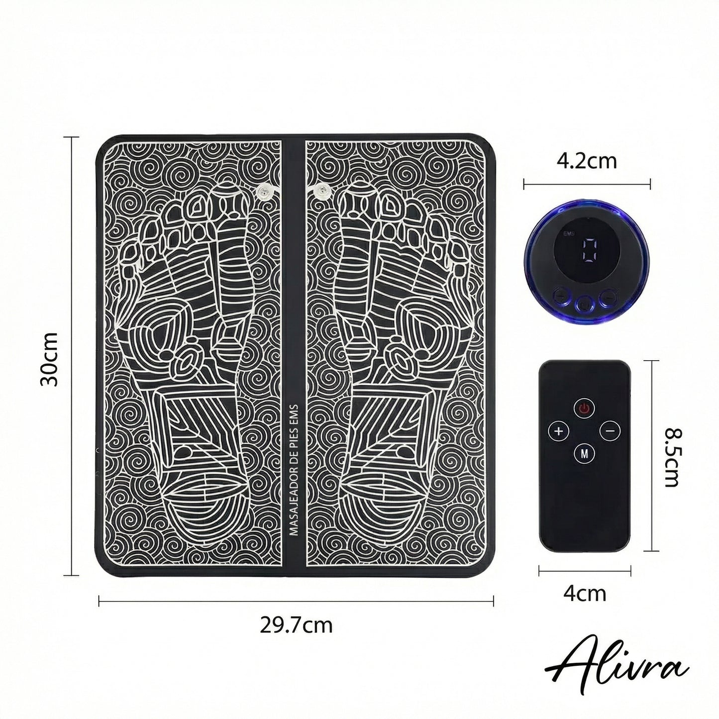 Alivra - Masajeador de Pies por Electroestimulación