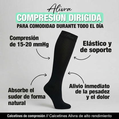 Alivra™ Calcetas de Compresión de 15-20mmHg