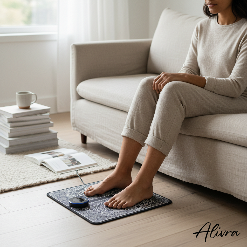 Alivra - Masajeador de Pies por Electroestimulación