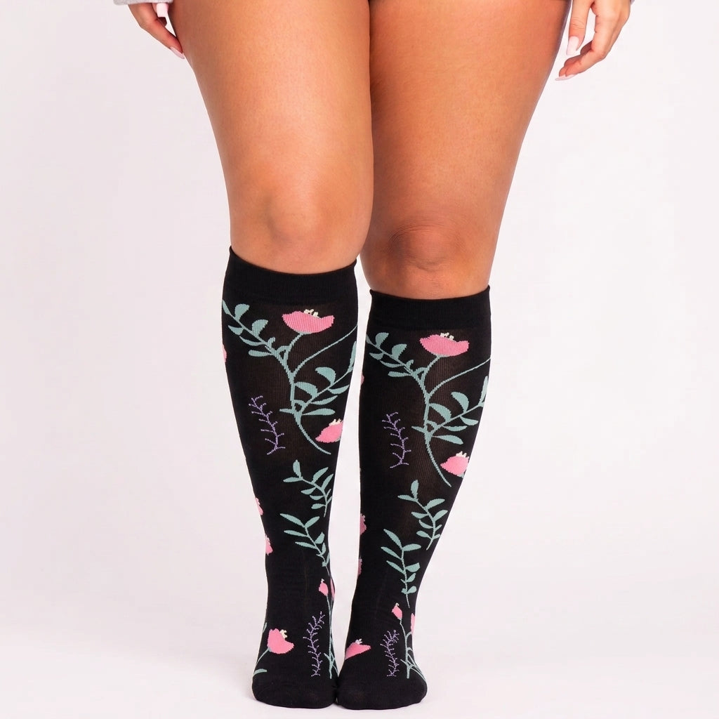 Alivra™ Calcetas de Compresión - Wildflower Edition
