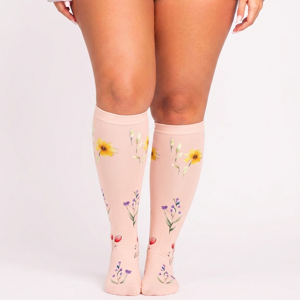 Alivra™ Calcetas de Compresión - Wildflower Edition