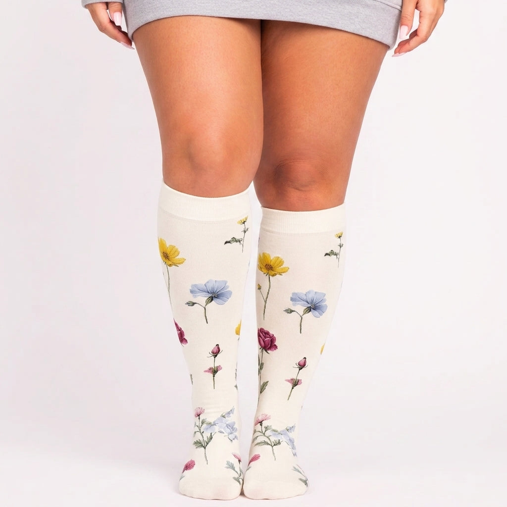 Alivra™ Calcetas de Compresión - Wildflower Edition