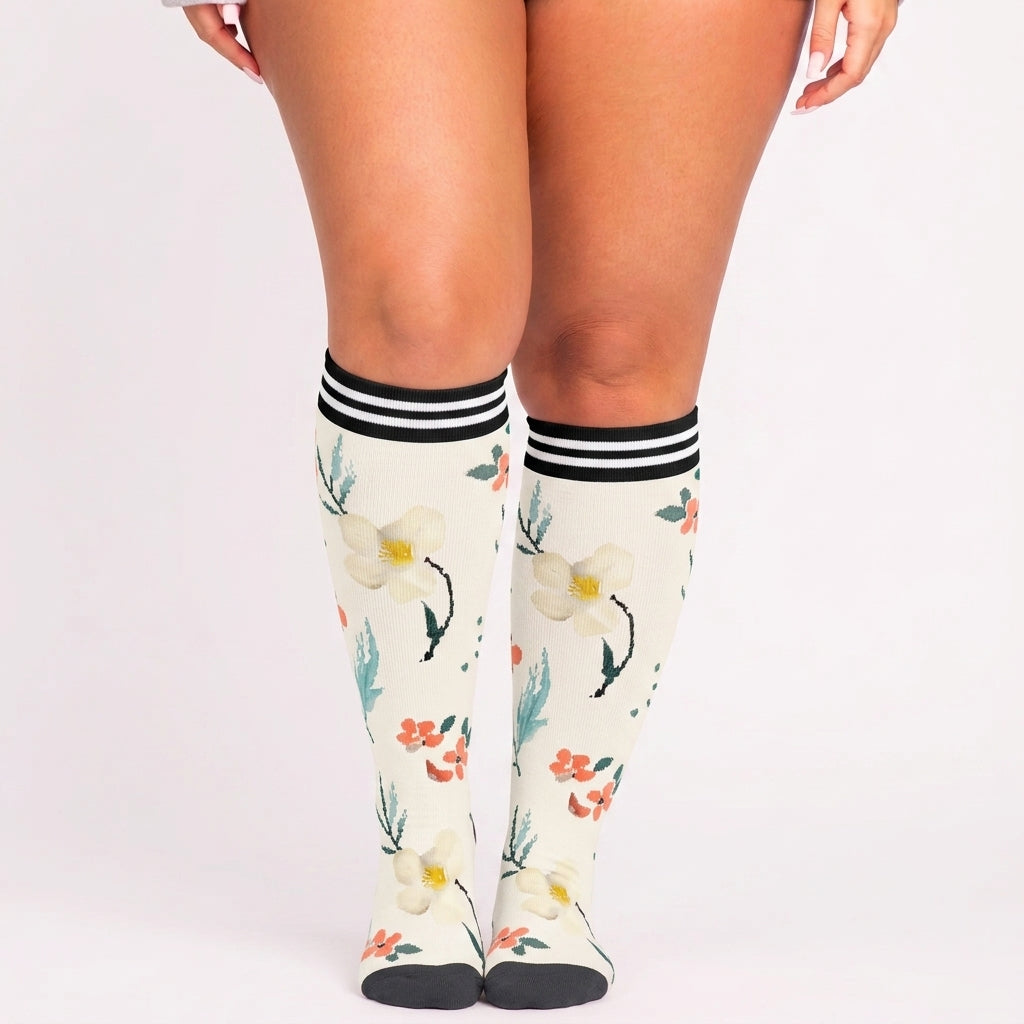 Alivra™ Calcetas de Compresión - Wildflower Edition
